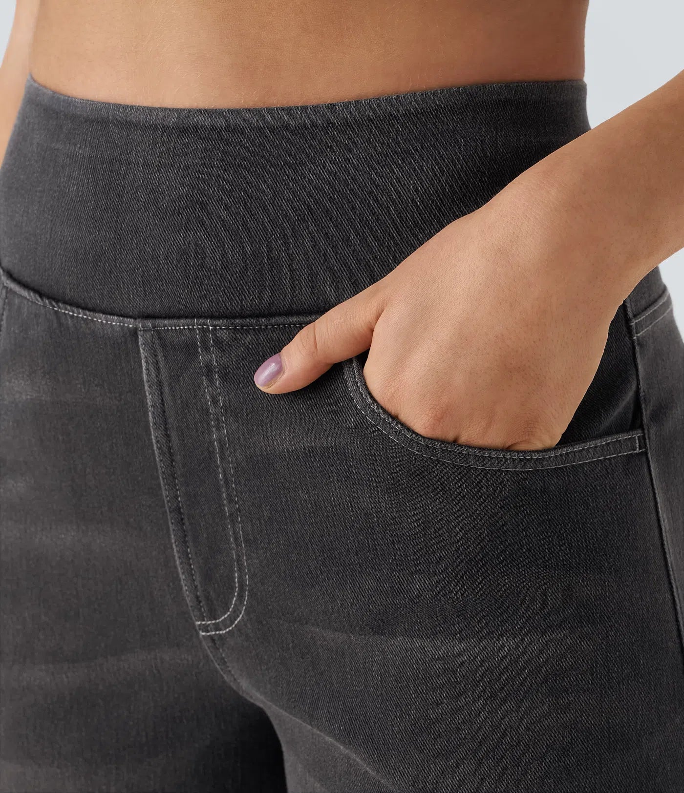 Eva | Comfortable & Stretch High-Waist Trousers