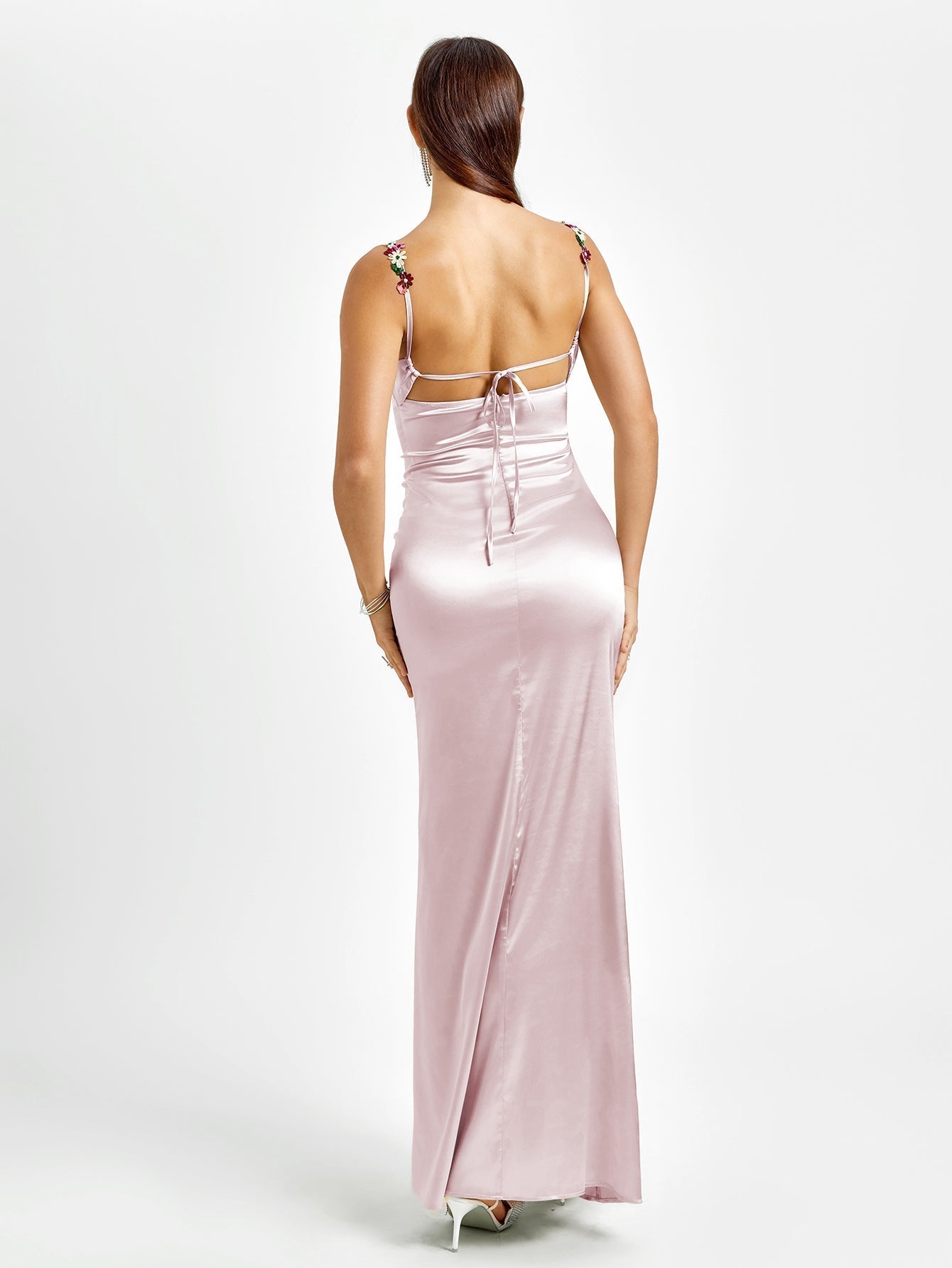 Fiorella | Satin Maxi Dress