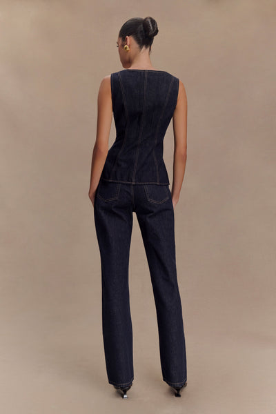 Cambria | Structured Denim Set