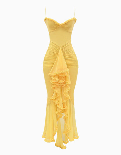 Soleil Ruffle | Maxi Dress