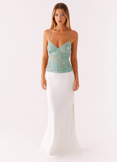 Luna Sequin Top | Mint