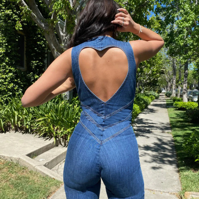 Cupido Heart | Denim Jumpsuit