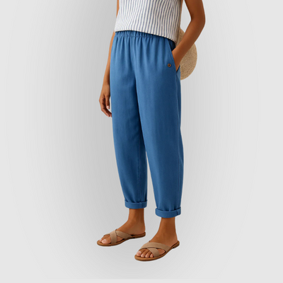 Edith | Breathable Linen-Cotton Trousers