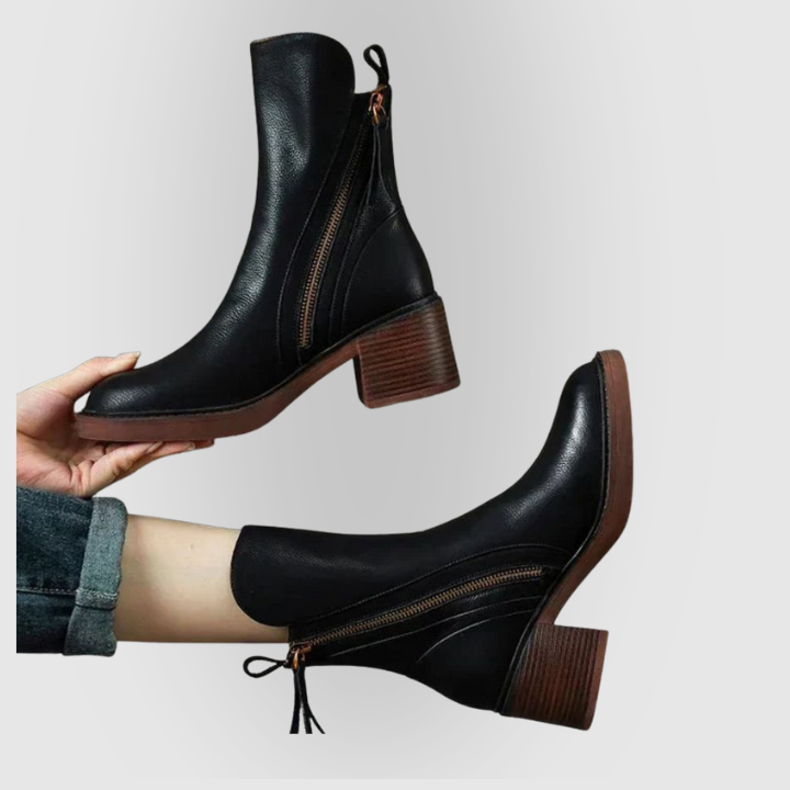 Garciel | Leather Ankle Boots
