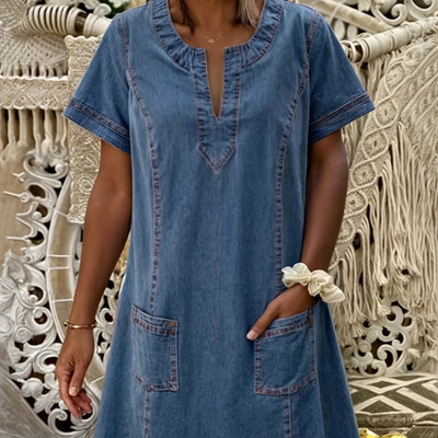 Sofia | Soft Denim Dress