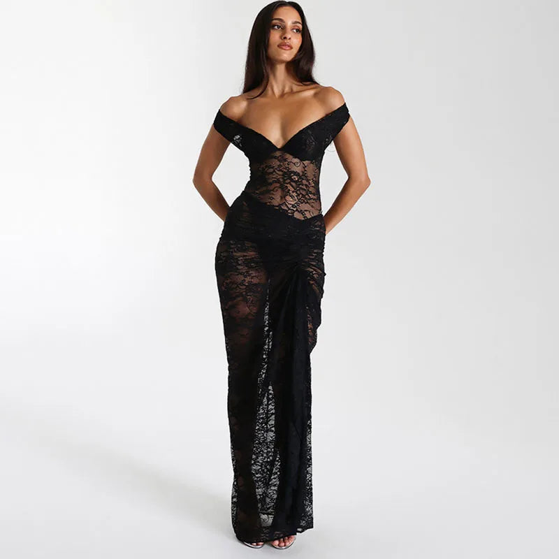 Isolde | Off-Shoulder Maxi Dress