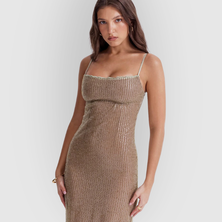 Mila | Maxi Glitter Dress