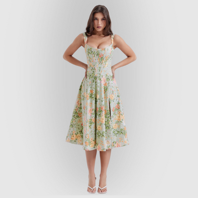 Lilia Corset | Midi Dress