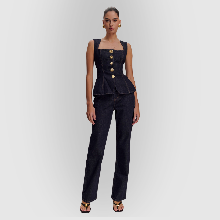 Cambria | Structured Denim Set