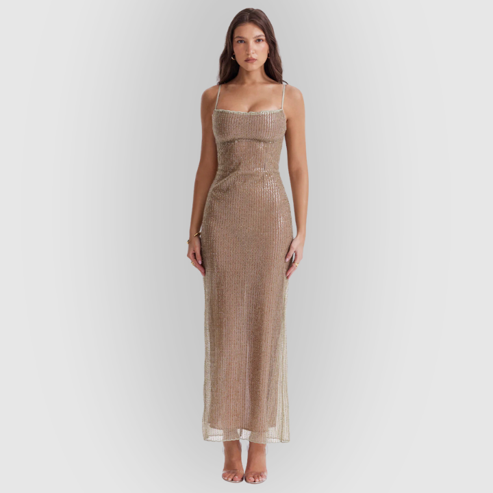 Mila | Maxi Glitter Dress
