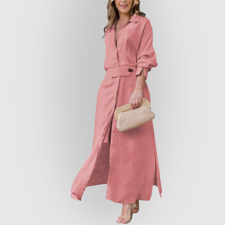 Jada | Linen Maxi Dress