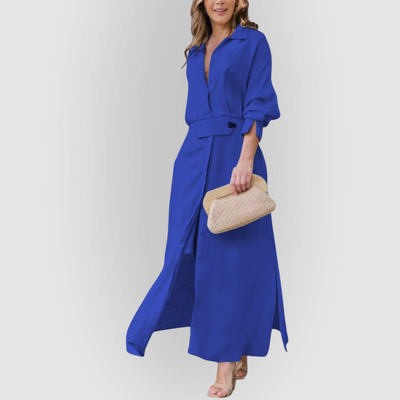 Jada | Linen Maxi Dress