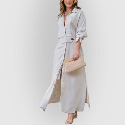 Jada | Linen Maxi Dress