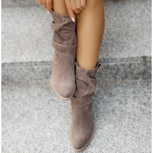 Patricia | Relaxed Suede Ankle Boots