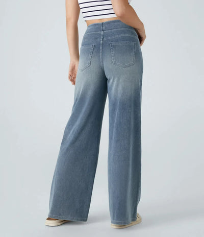 Eva | Comfortable & Stretch High-Waist Trousers