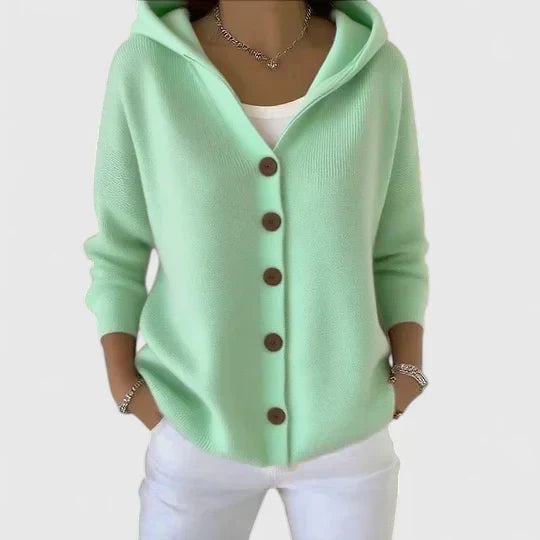 Lydia | Soft Knitted Cardigan With Hood